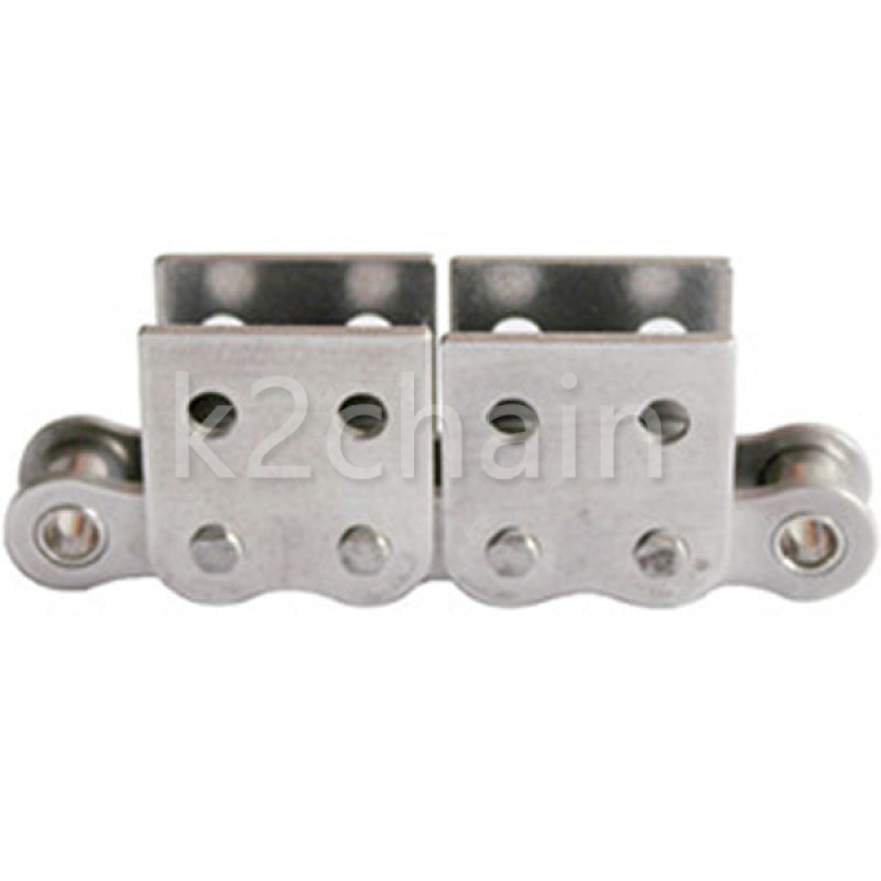 不锈钢带直立宽板附件滚子链条